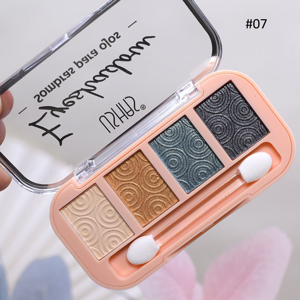 Ushas 4 Color Eyeshadow Palette - Lasting Eyeshadow