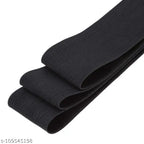 Black Elastic Stretch Band – Versatile & Durable for Sewing, Crafts, and Garments