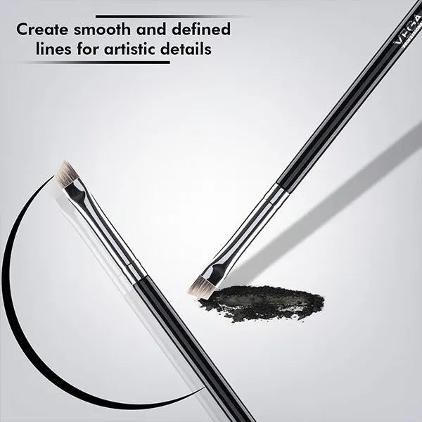 1pc Black Angled Eyebrow Brush for Perfect Brows