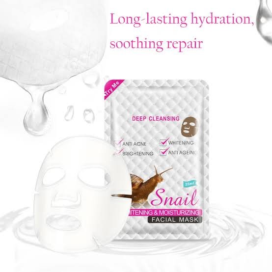 Collagen Snail Deep Cleansing Facial Mask - Purify & Revitalize Skin
