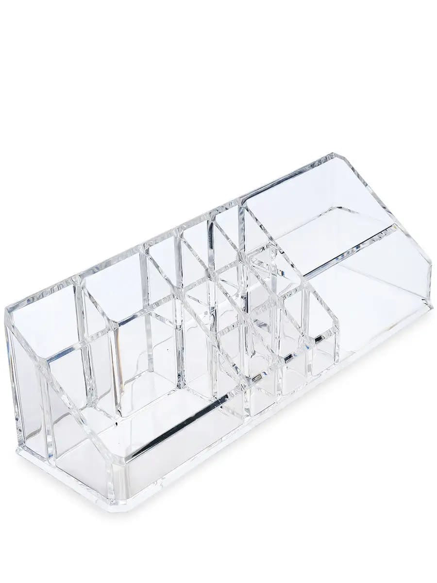 Clear Acrylic Makeup Organizer - Compact & Stylish Cosmetic Storage