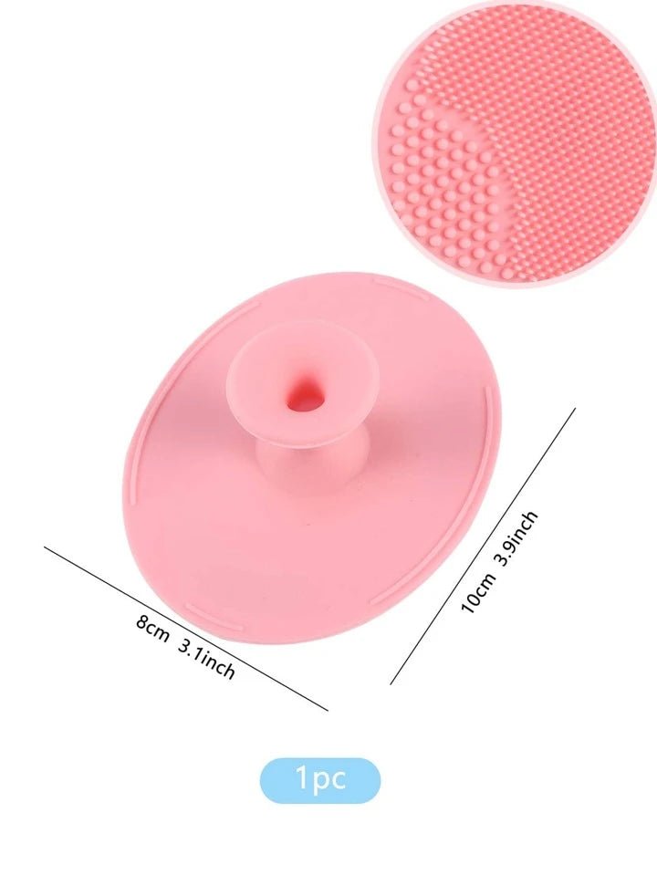 Silicone Facial Scrubber with Suction Base – Gentle Exfoliating Brush