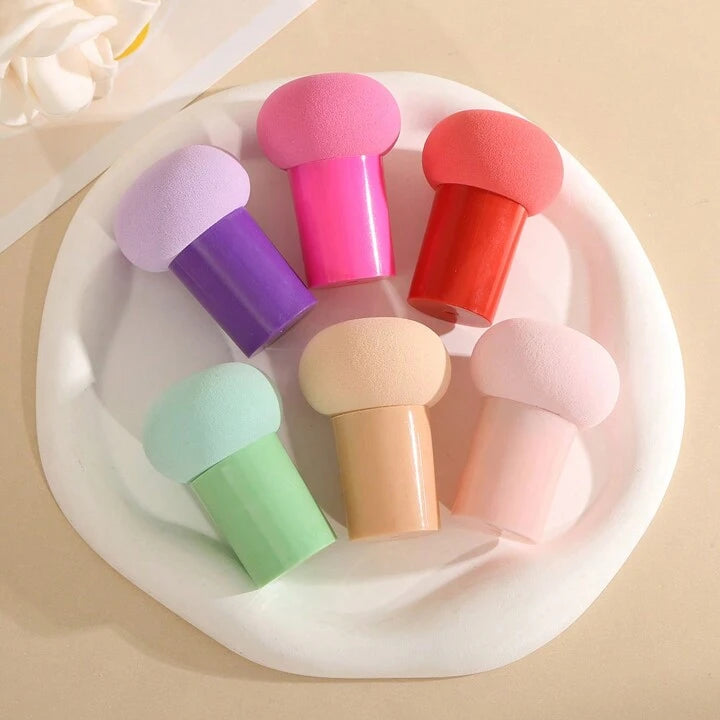 Mushroom Beauty Blender – 2pc (Random Colour)