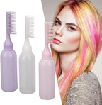 Hair Root Applicator Bottle with Comb 1PC – Easy Hair Dye & Oil Applicator