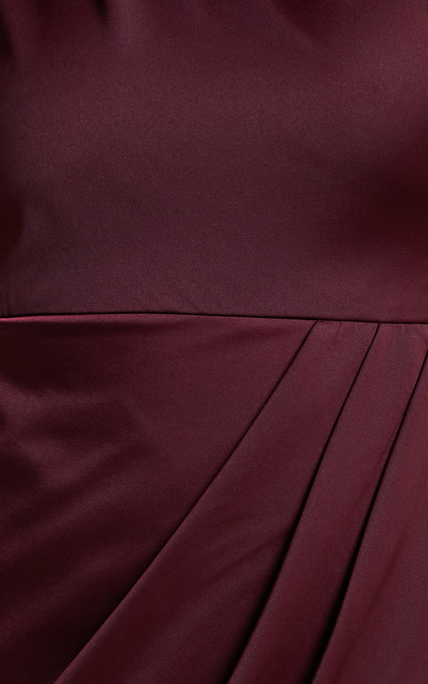 One Shoulder Dress Satin Bodycon Dress