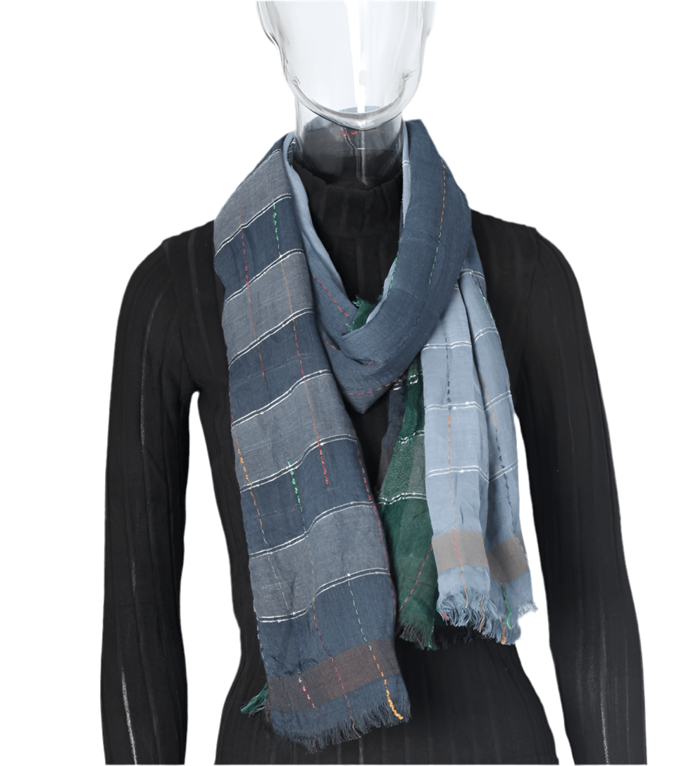 Colourful Print cotton Scarf 1pc