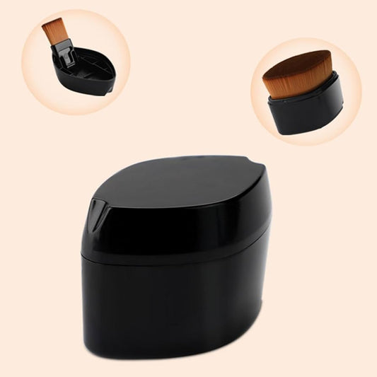 Retractable Travel Makeup Brush – Compact Powder & Blush Applicator