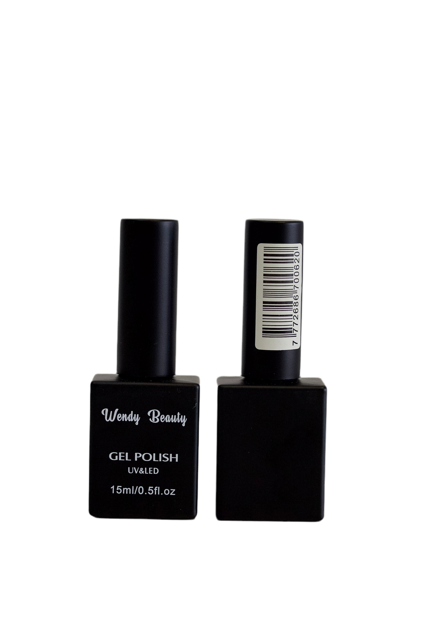 Wendy Beauty Black UV/LED Gel Nail Polish 15ml - Glossy Perfection