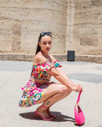 Matching Floral  Women's Two Piece Set