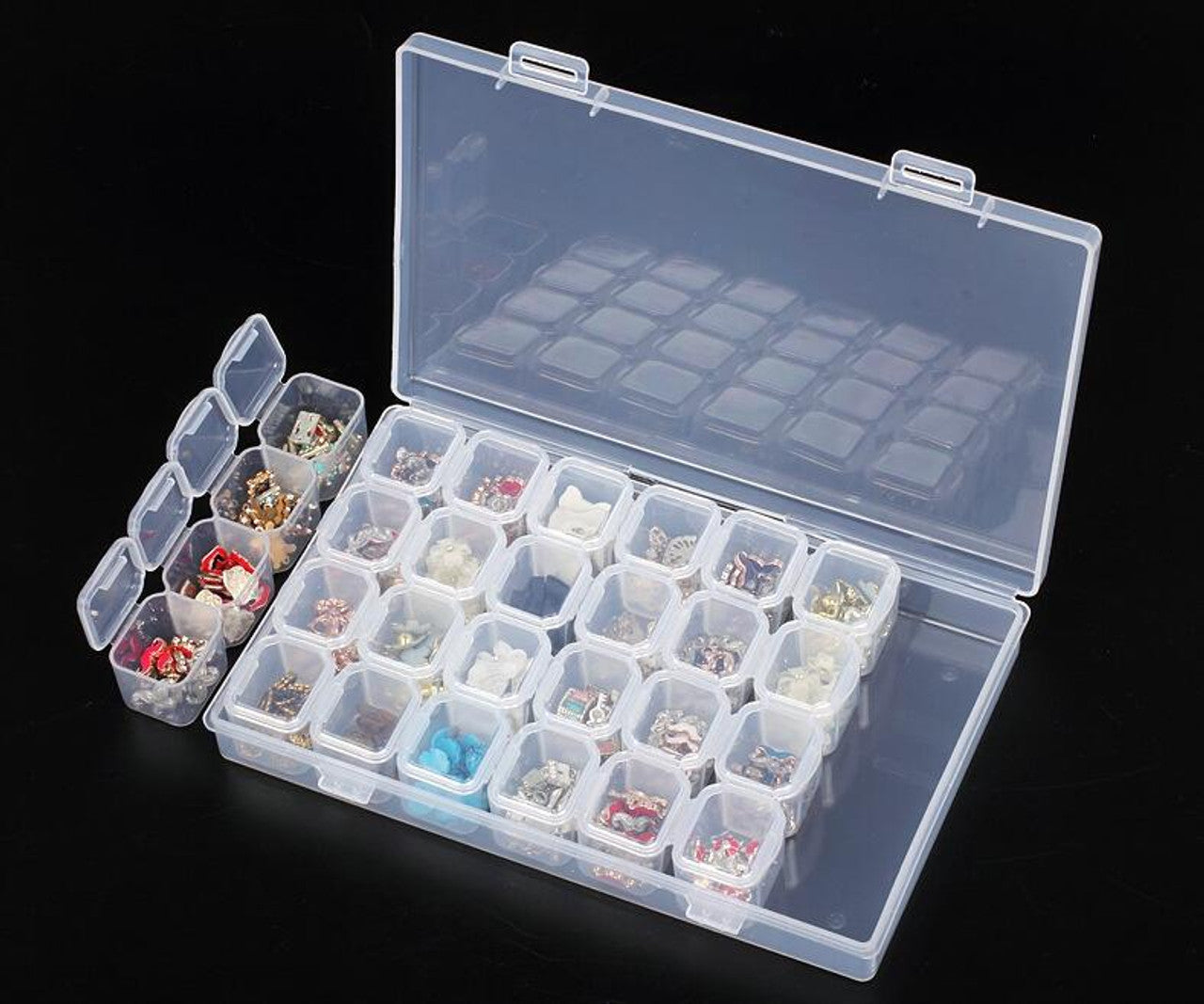 Independent Compartment Storage Box 
28 Slots