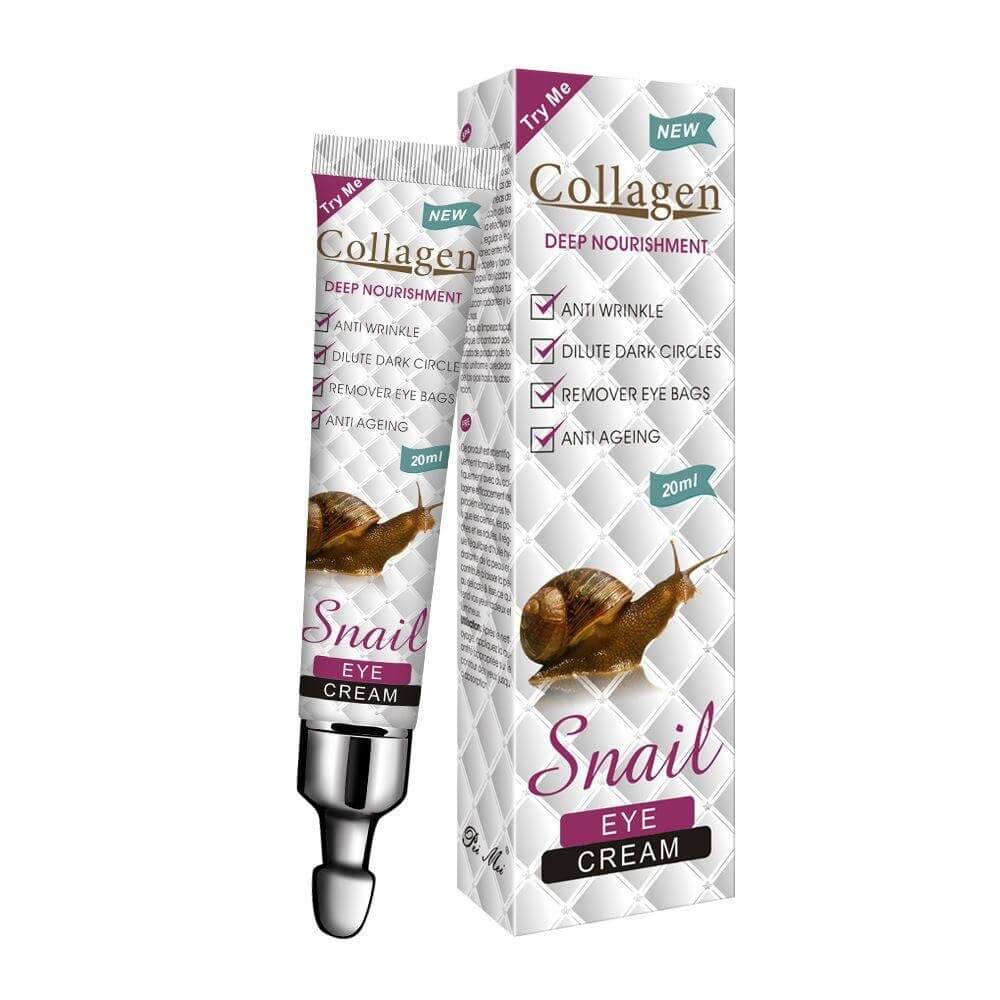 Collagen Snail Eye Cream – Anti-Wrinkle, Dark Circle & Eye Bag Reducer (20ml)