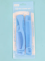 Portable Practical Hair Styling Comb Set 12pcs - Your All-in-One Hair Styling Solution!
