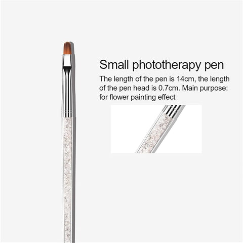 Vibrant Colourful Nail Brush 7pc Set - Precision and Style for Flawless Nail Art!