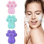 Silicone Facial Cleanser – Paw Shaped Exfoliating Brush - Random Colour