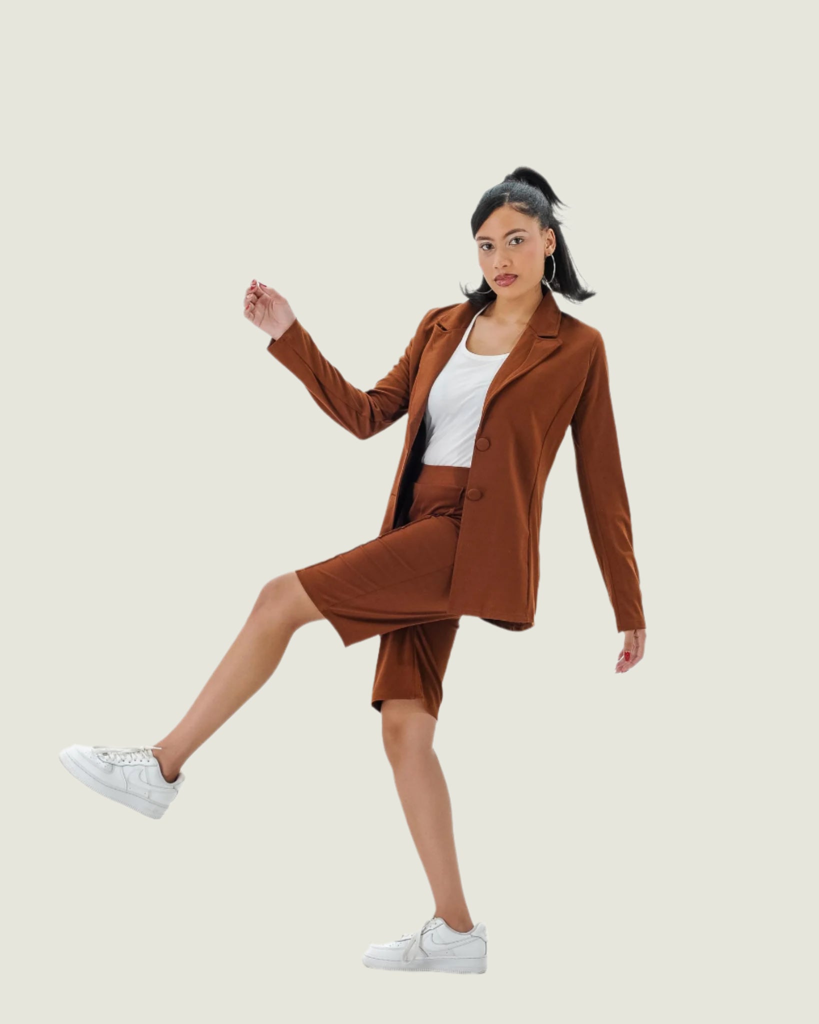 Elegant Office Lady Two-Piece Blazer Set – Chic & Professional Women's Outfit