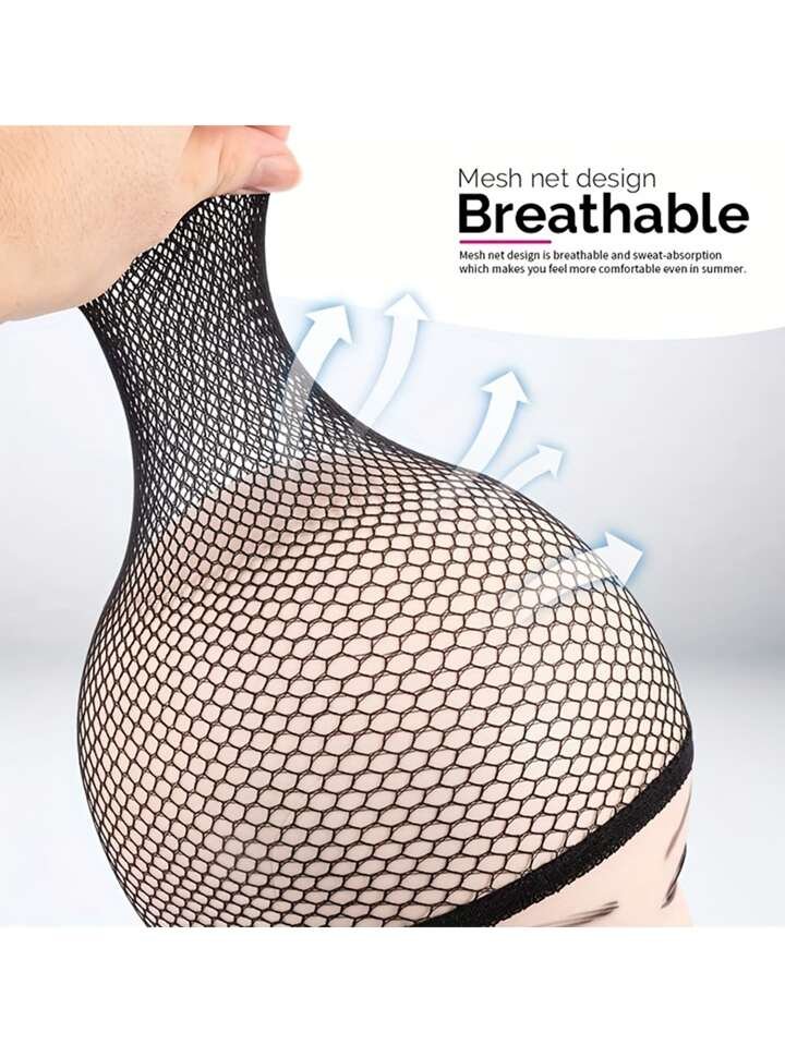 2pcs High Elastic Two-End Wig Net Caps 