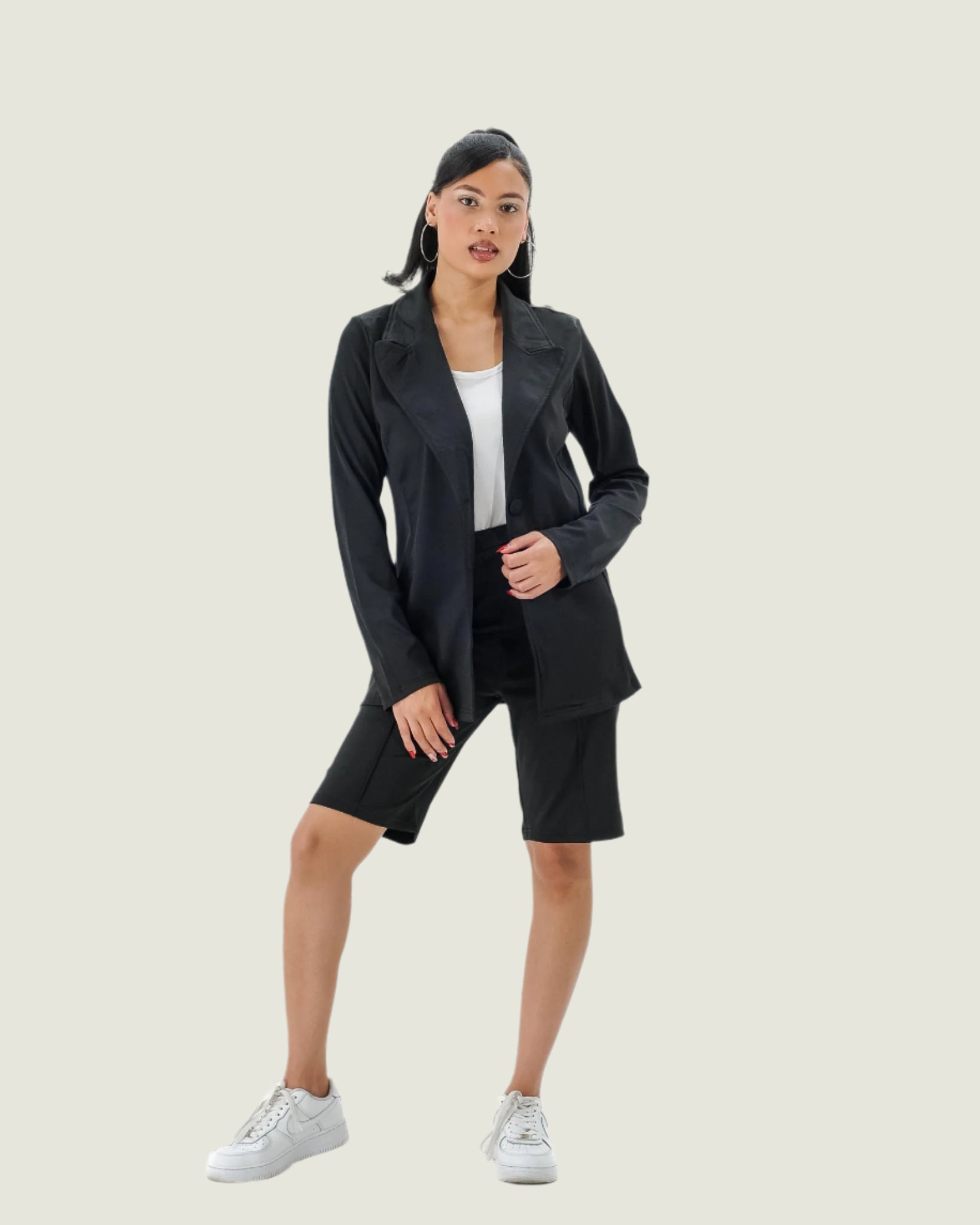 Elegant Office Lady Two-Piece Blazer Set – Chic & Professional Women's Outfit