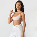 Ribbed Knitted Women's Crop Top - Petite