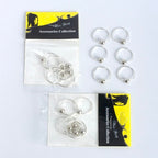 Silver Beaded Hair Rings – Elegant Hair Jewelry for Braids & Dreadlocks