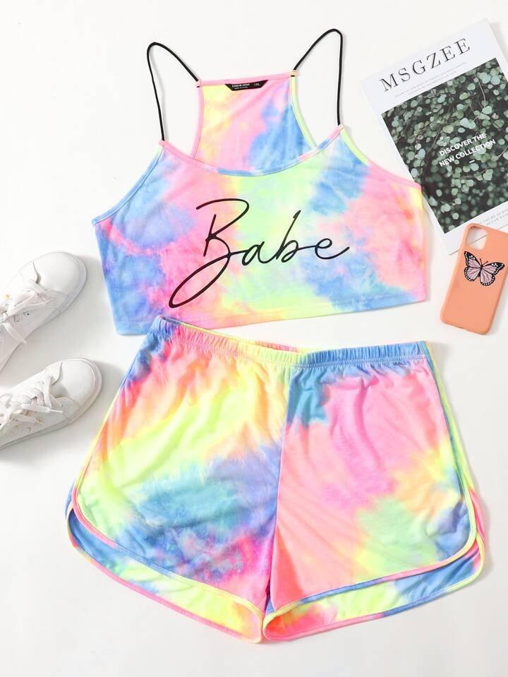 Sunset Pop Dream Tie-Dye Babe Set