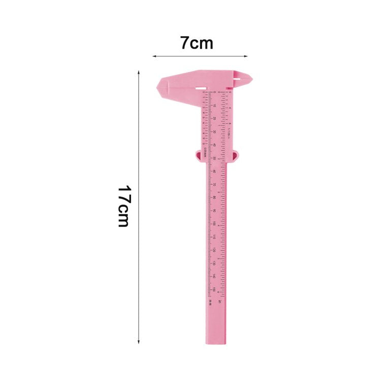 Eyebrow Measuring Grooming 3pc Set - Achieve Perfectly Shaped Brows Every Time!