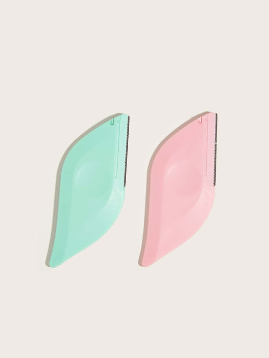 Eyebrow Razor – 2pc Precision Shapers for Facial Hair & Brows - Random Colour