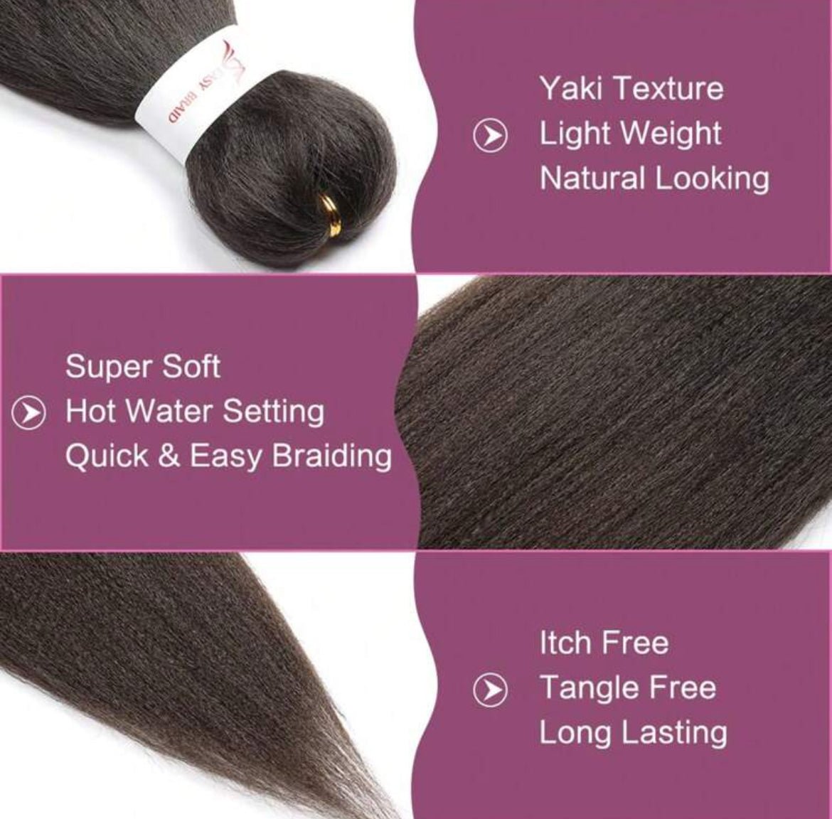 Pre Stretched Hair Extension