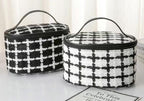 Tweed circle travel bag
