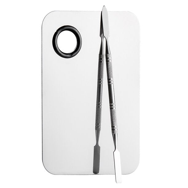 Makeup Mixing Palette and Spatula Set – Professional Tools for Flawless Blending
