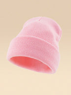 Ribbed Knit Cuffed Beanie