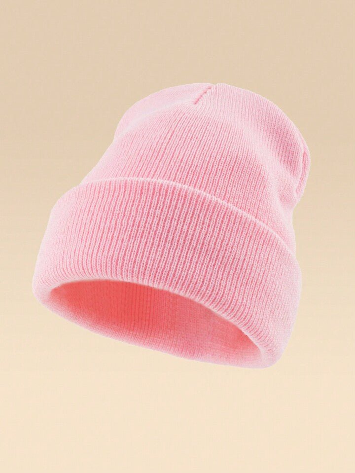 Ribbed Knit Cuffed Beanie