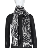 Colourful Print cotton Scarf 1pc