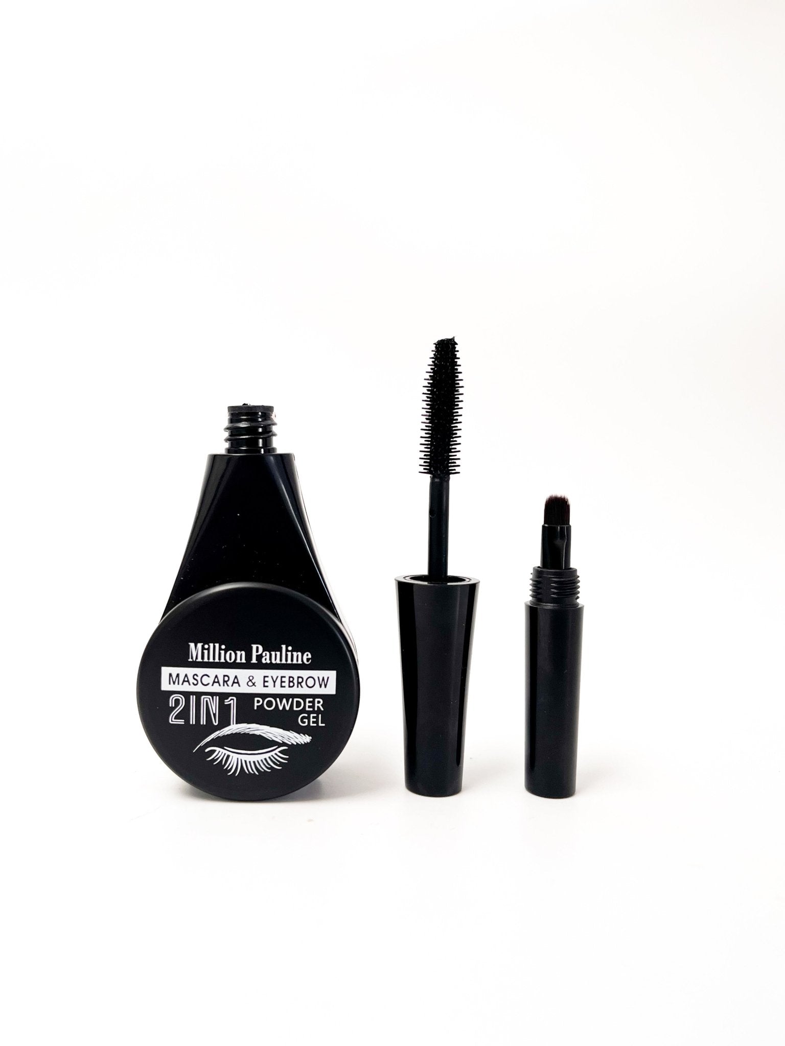 Million Pauline 2-in-1 Mascara & Eyebrow Gel - Waterproof & Long-Lasting