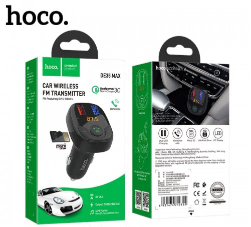 HOCO Max Car Wireless FM Transmitter DE35