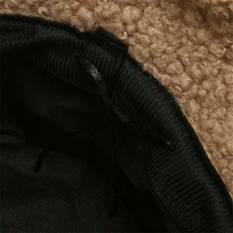 Soft Warm  Sherpa Bucket Hat – Cozy Style