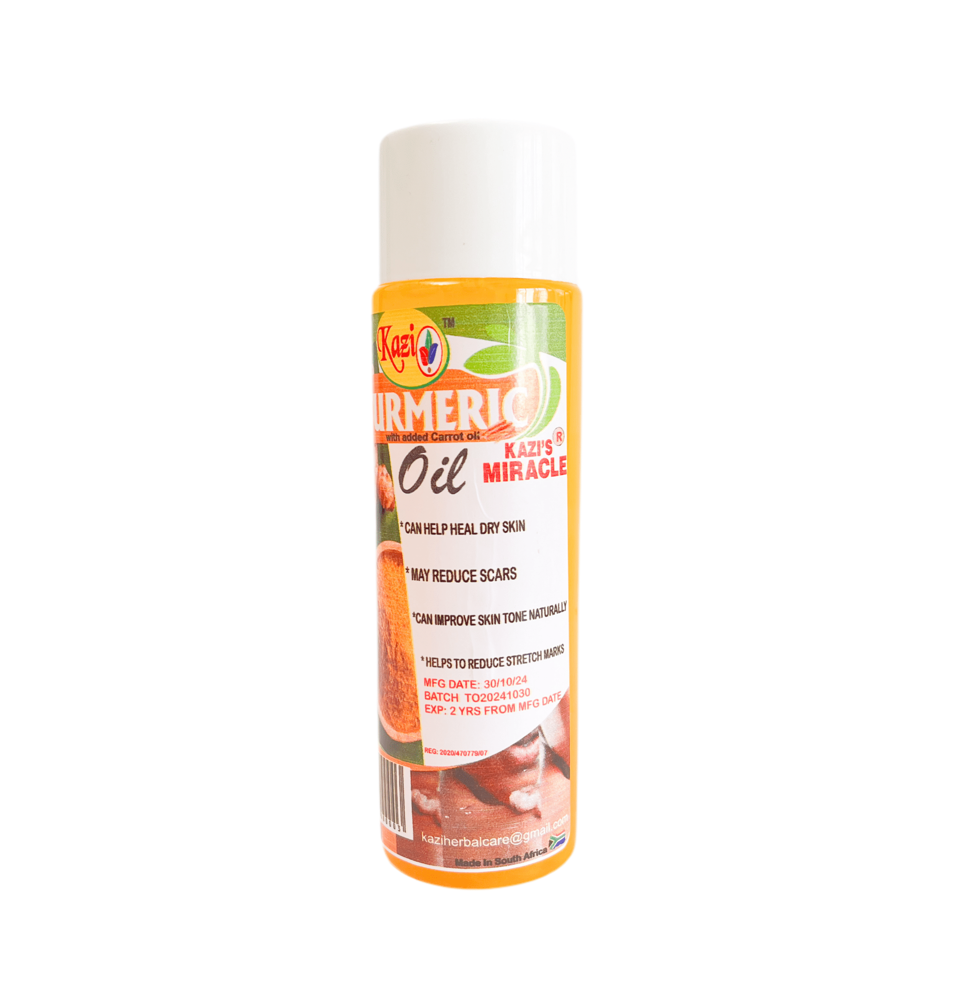 Kazi Turmeric Miracle Oil – Skin Brightening & Scar Reduction Oil (200ml)