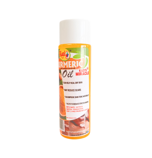 Kazi Turmeric Miracle Oil – Skin Brightening & Scar Reduction Oil (200ml)