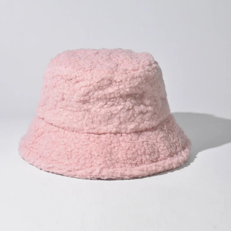 Soft Warm  Sherpa Bucket Hat – Cozy Style