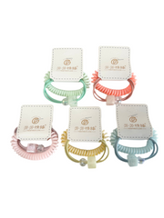 Cutesy Elastic Spiral 2pc Hair Ties – Fun and Functional Hair Accessories for Everyday Use