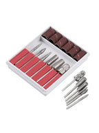 6PCS  Professional Manicure Electrical Nail File Drill