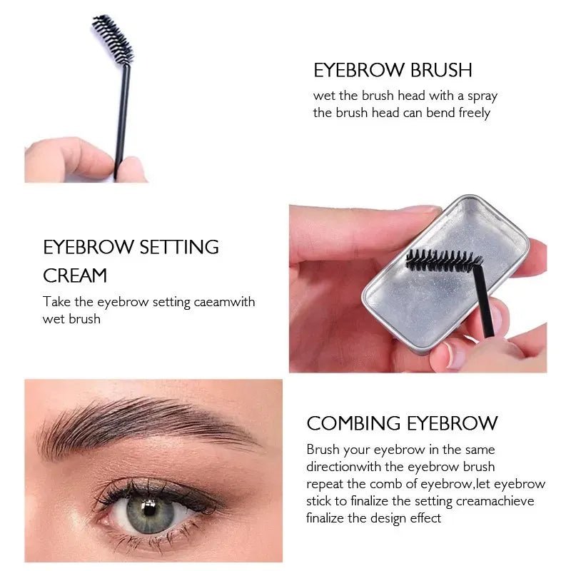 Romantic Queen 3D Brow Styling Cream - Long-Lasting Brow Definition