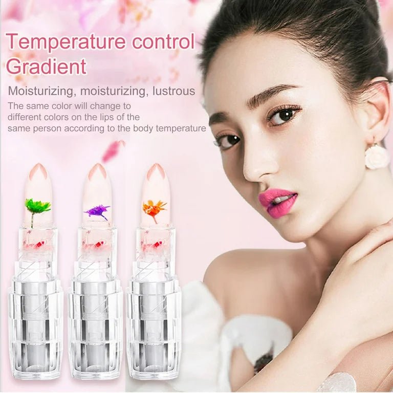 Flower Color-Changing Lipstick – Magical Lip Tint for Every Look