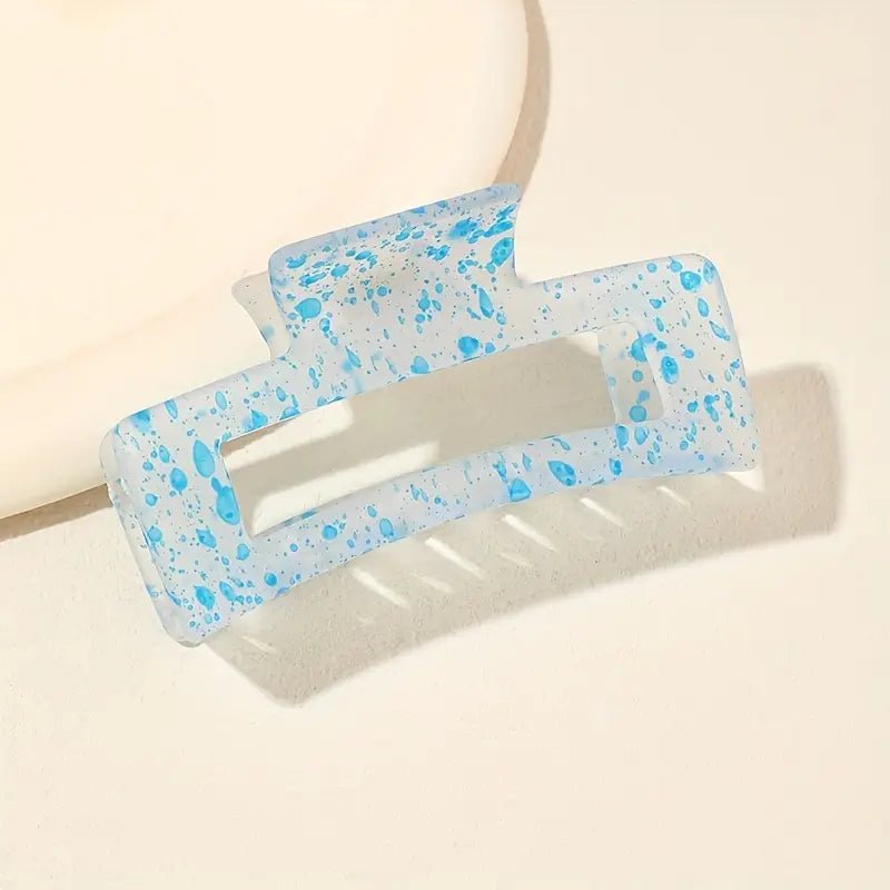 Ink Splatter Style Hair Grip 1pc