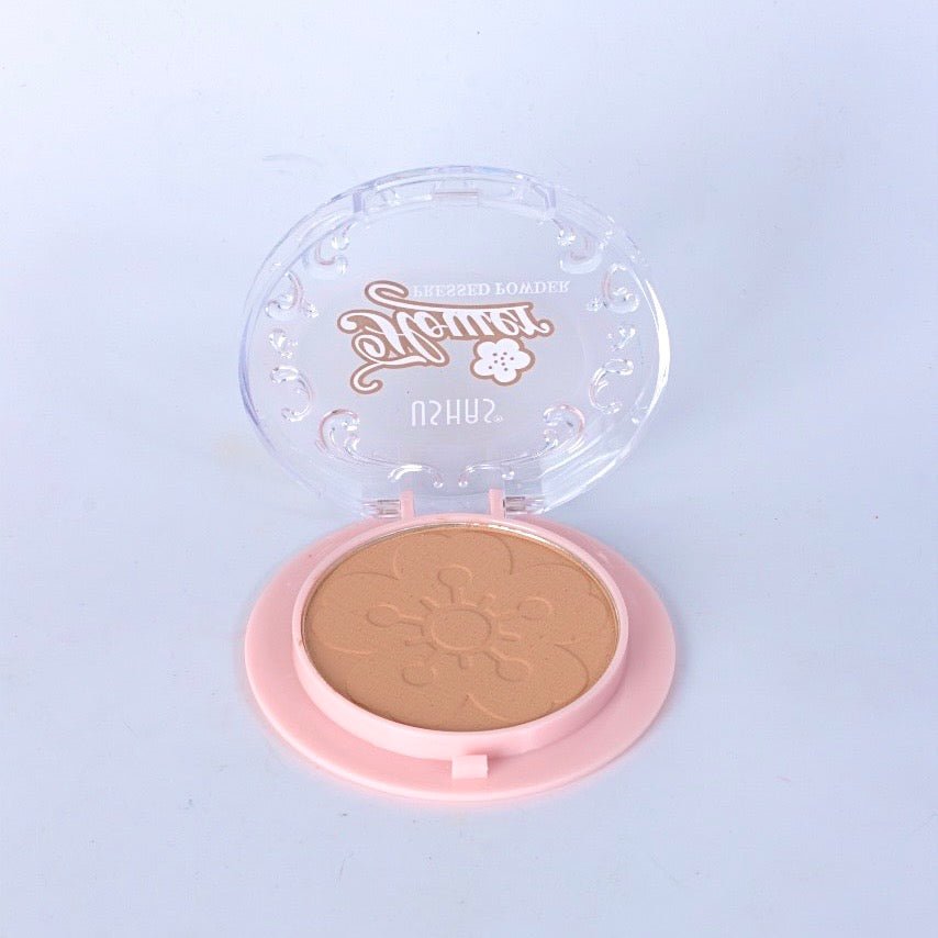 Beauty Ushas Flower Pressed Powder – Smooth, Flawless Finish for All-Day Wear