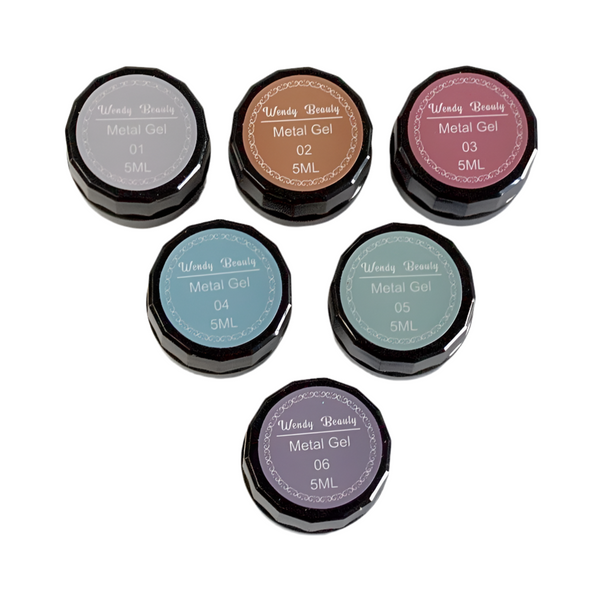 Metal Gel 5ml – Stunning Metallic Finish for Nails, Easy to Apply