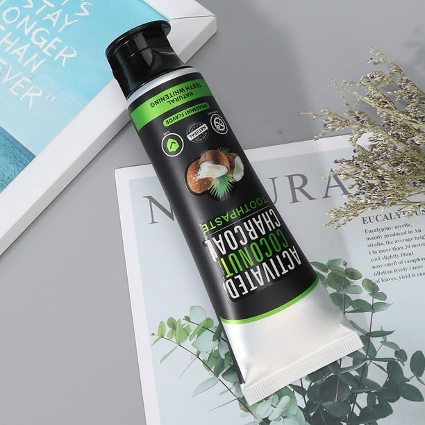 Activated Coconut Charcoal Toothpaste - Natural Whitening & Fresh Breath