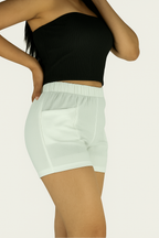 Petite Casual Elastic Waist Shorts
