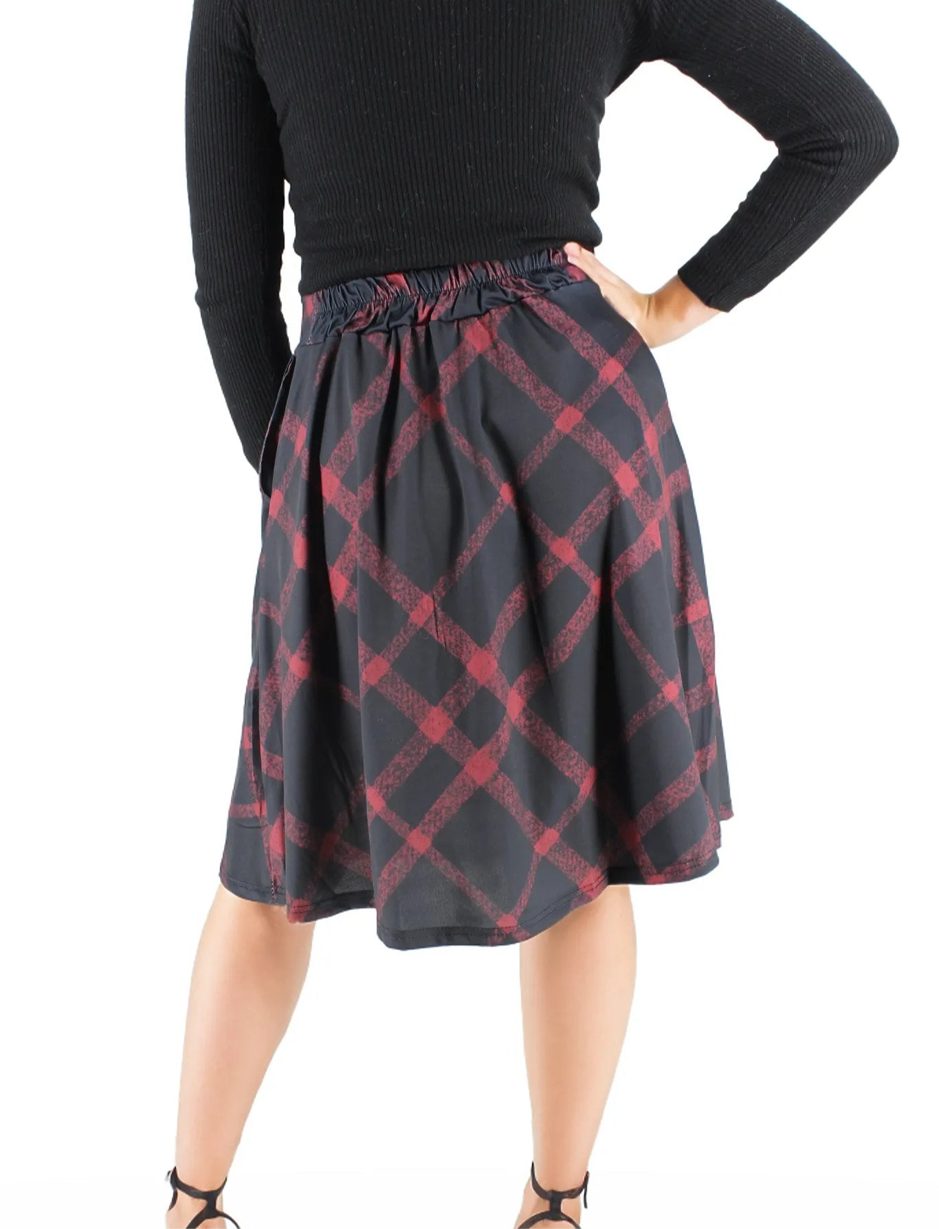 A-Line Knee Length Skirt XD21