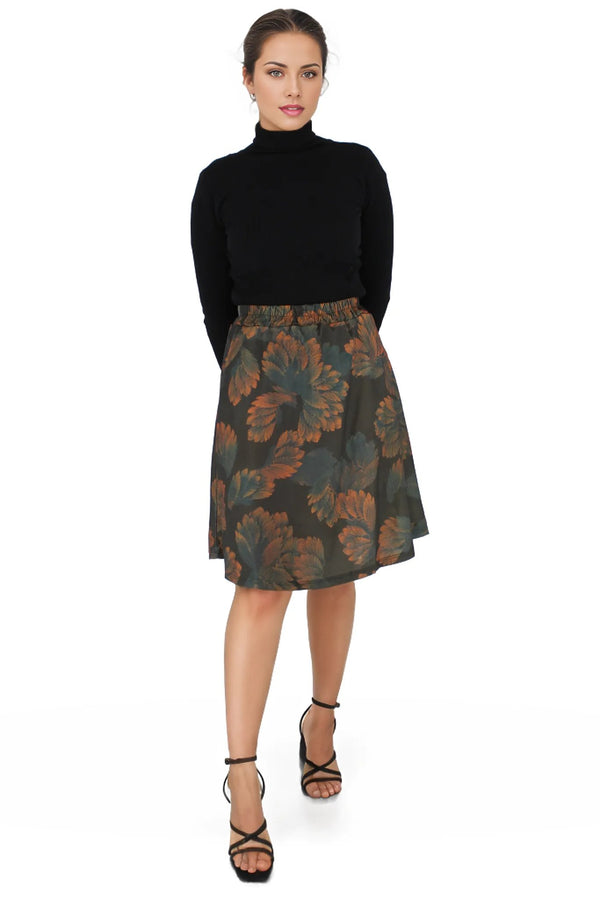 A-Line Knee Length Skirt