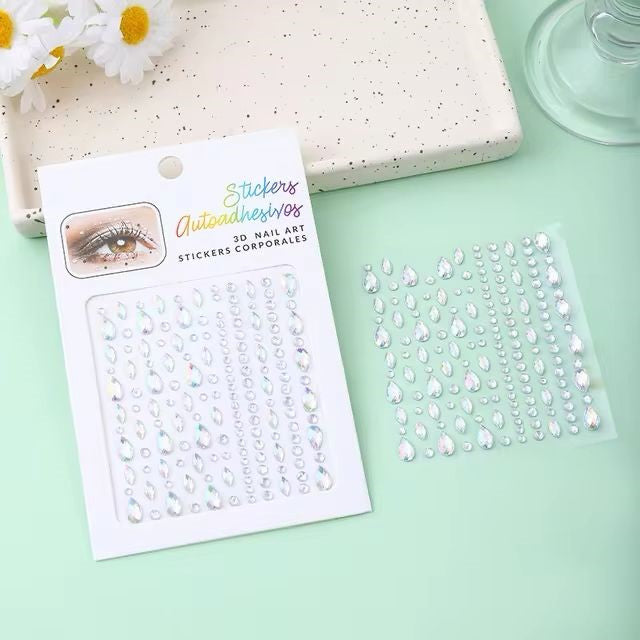 3D Face Jewels Stickers – Dazzling Designs for Every Occasion